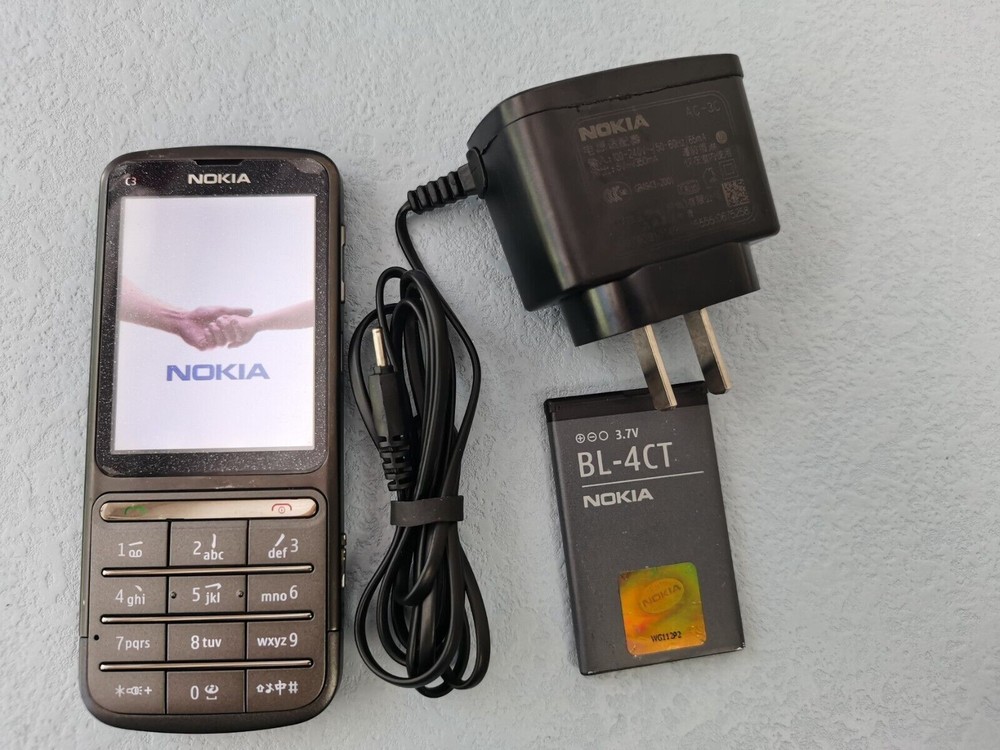 Unlocked Nokia C3-01 Used 3G Mobile with 5MP Camera WIFI Bluetooth 1050mAh