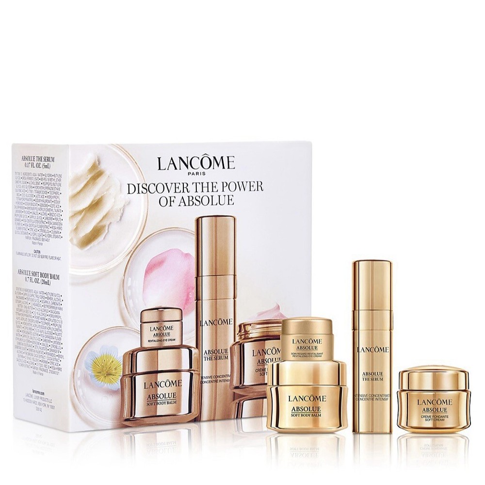 Lancôme Absolue Cream/Eye/Serum/Body Skincare Discovery Set ($185 value) NEW