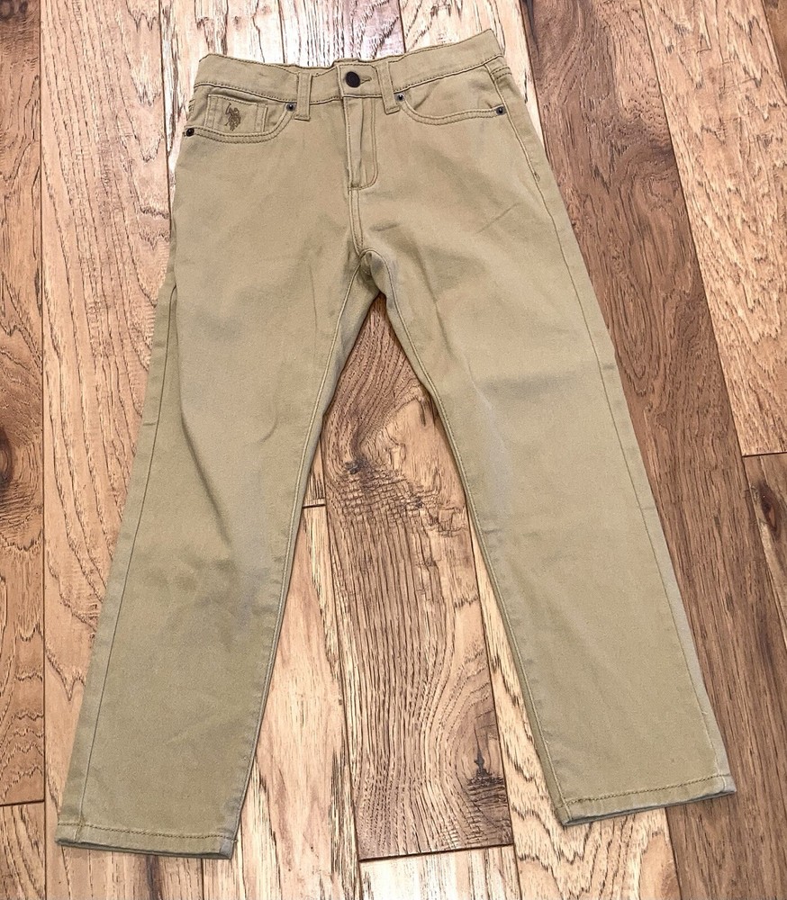 U.S. Polo Boys Beige pants   Size 8