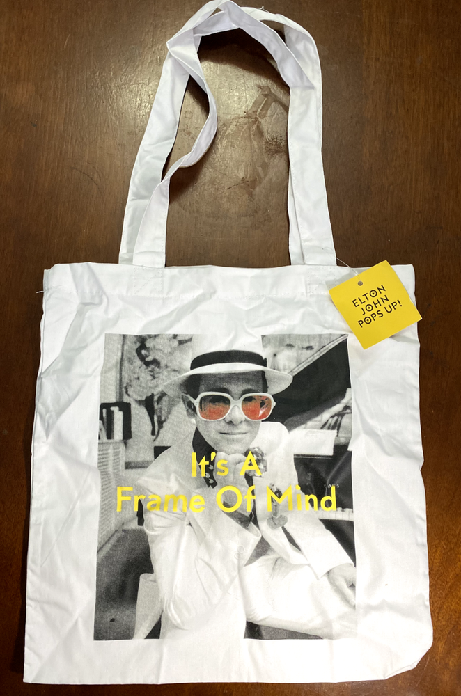 Elton John Its a Frame of Mind Tote Bag Exclusive Pop Up Christie's Auction NYC
