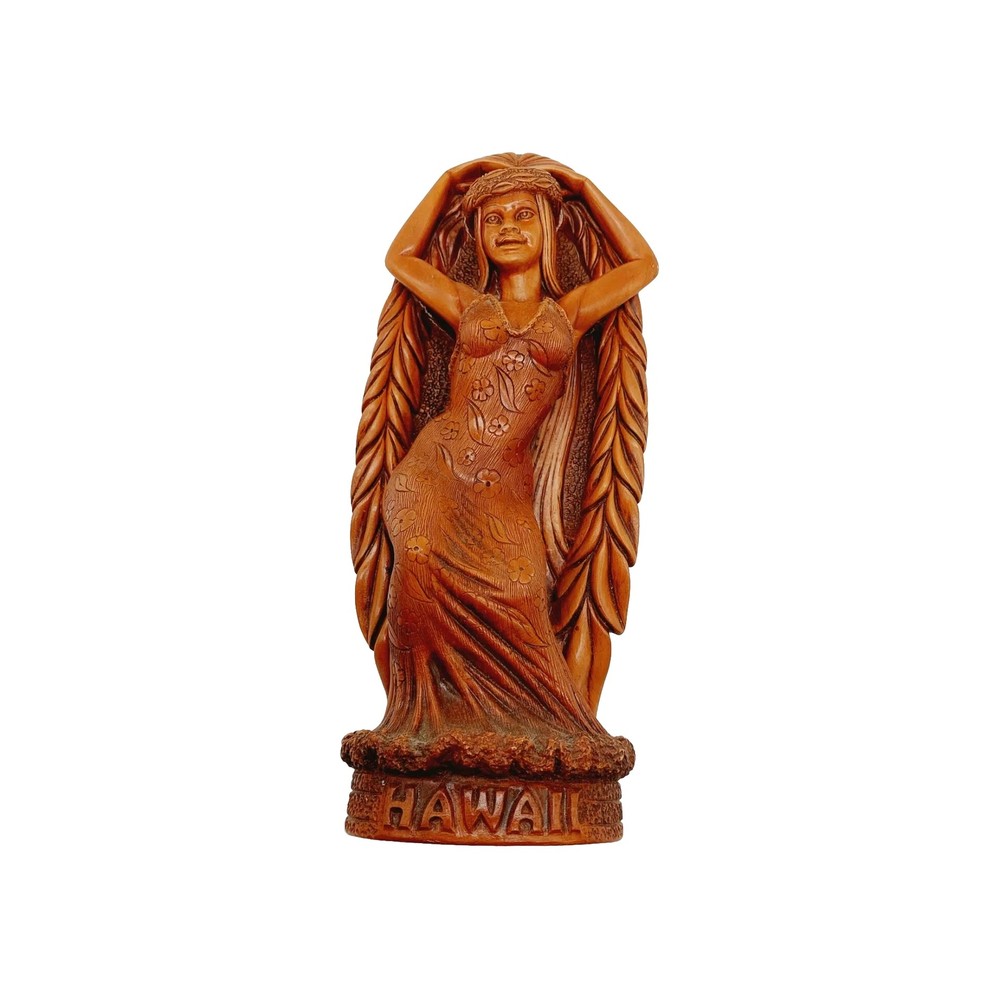 Coco Joe's Tiki Woman Figurine Hawaii Hula Girl Statue Maile Laka 11