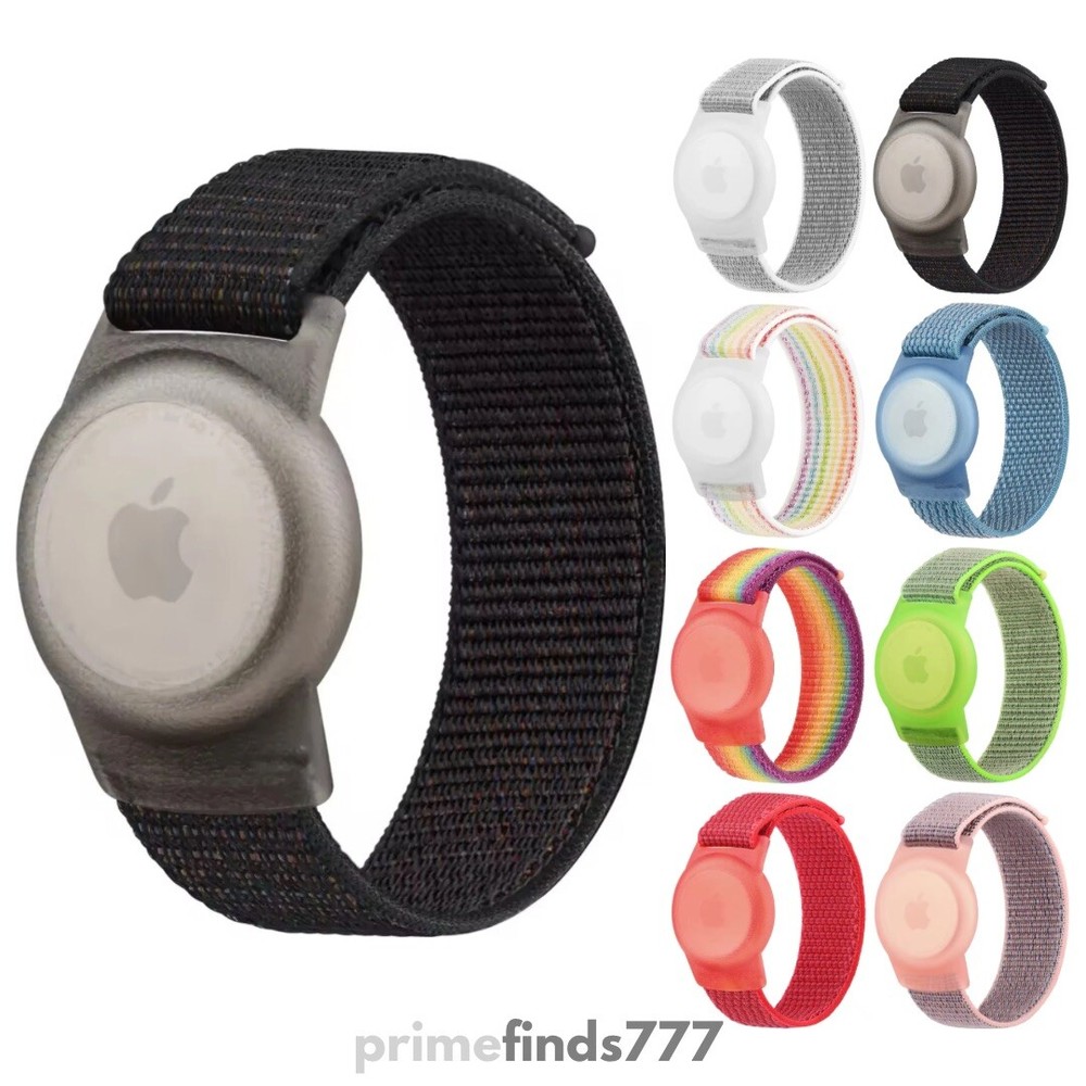 Kids/Elders Apple Air Tag Strap Airtag Band Watch Strap Nylon Protective Case