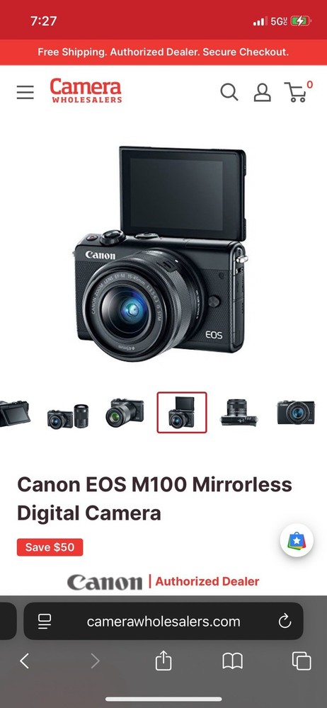 Canon m1 Mirrorless Camera