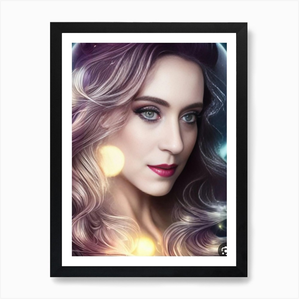 Portrait Of A Woman Art Print Framed Wall Art Poster Canvas Print Picture