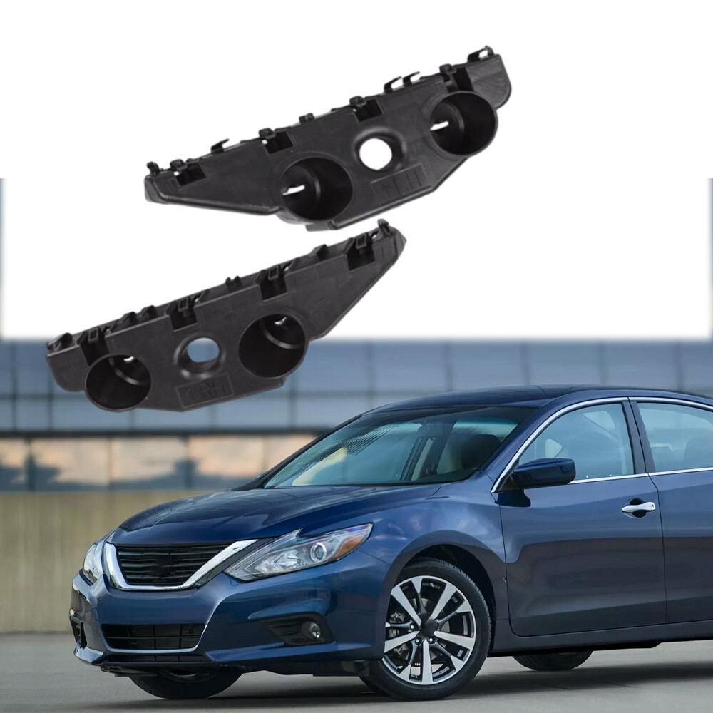 2x Front Bumper Bracket Fit For Nissan Altima 2016-2018 62221-2GF2H+62220-2GF2H