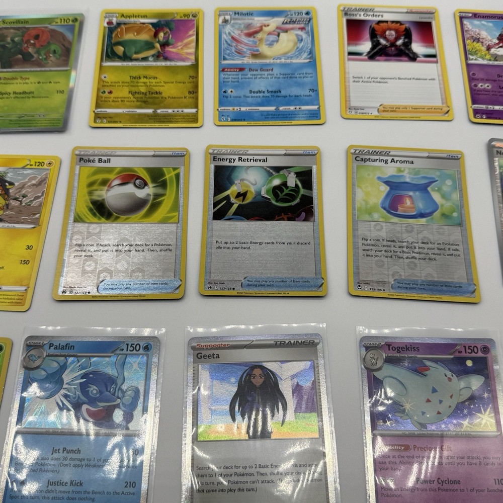 Pokemon 16-Card Lot Bundle Rare Holo Reverse Holo Lot #2 Random Boosters