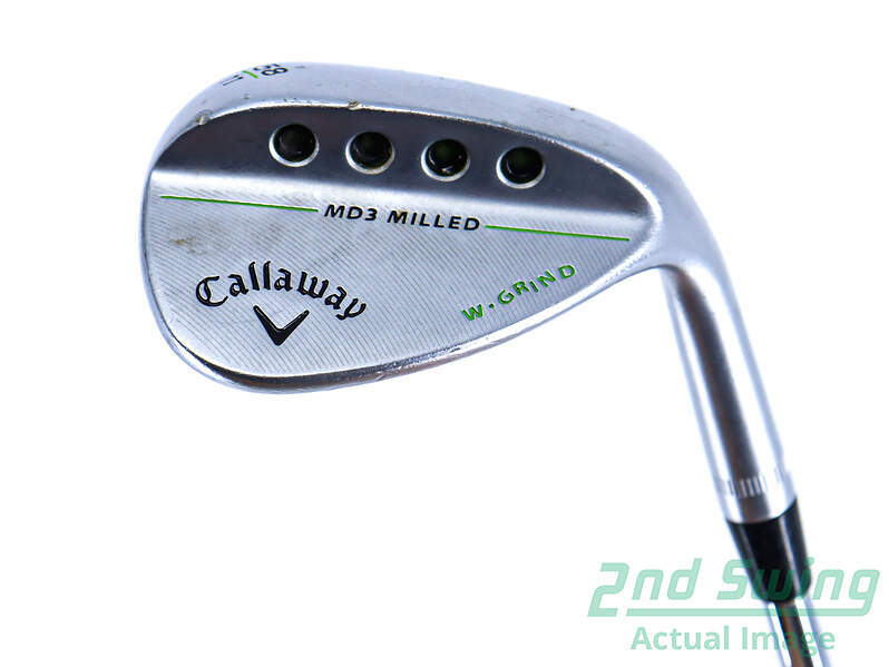 Callaway MD3 Milled Chrome 58° Lob Wedge W-Grind Steel Flex Right 35.5in
