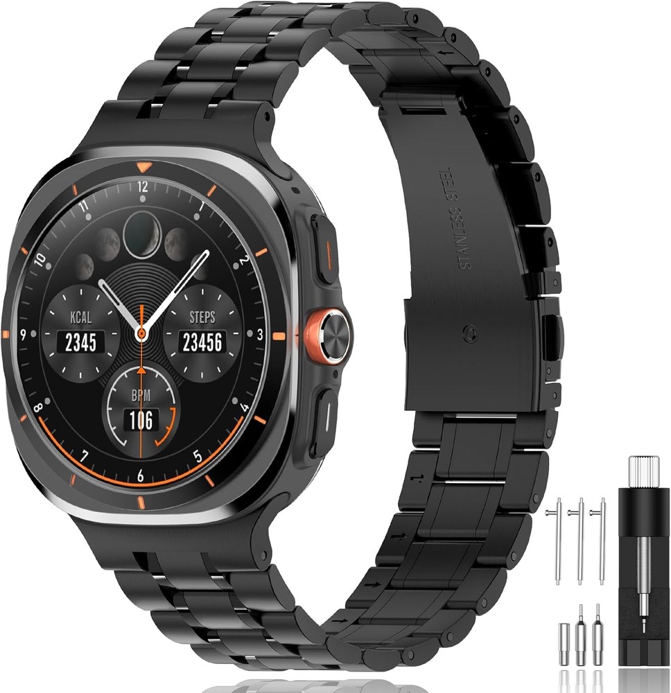 Stainless Steel Strap Compatible with Samsung Galaxy Watch Ultra 47mm