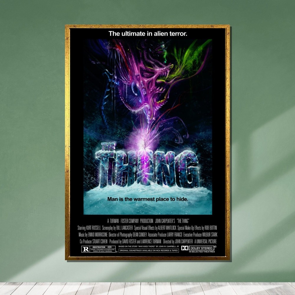 The Thing 1982 John Carpenter Horror Movie Poster