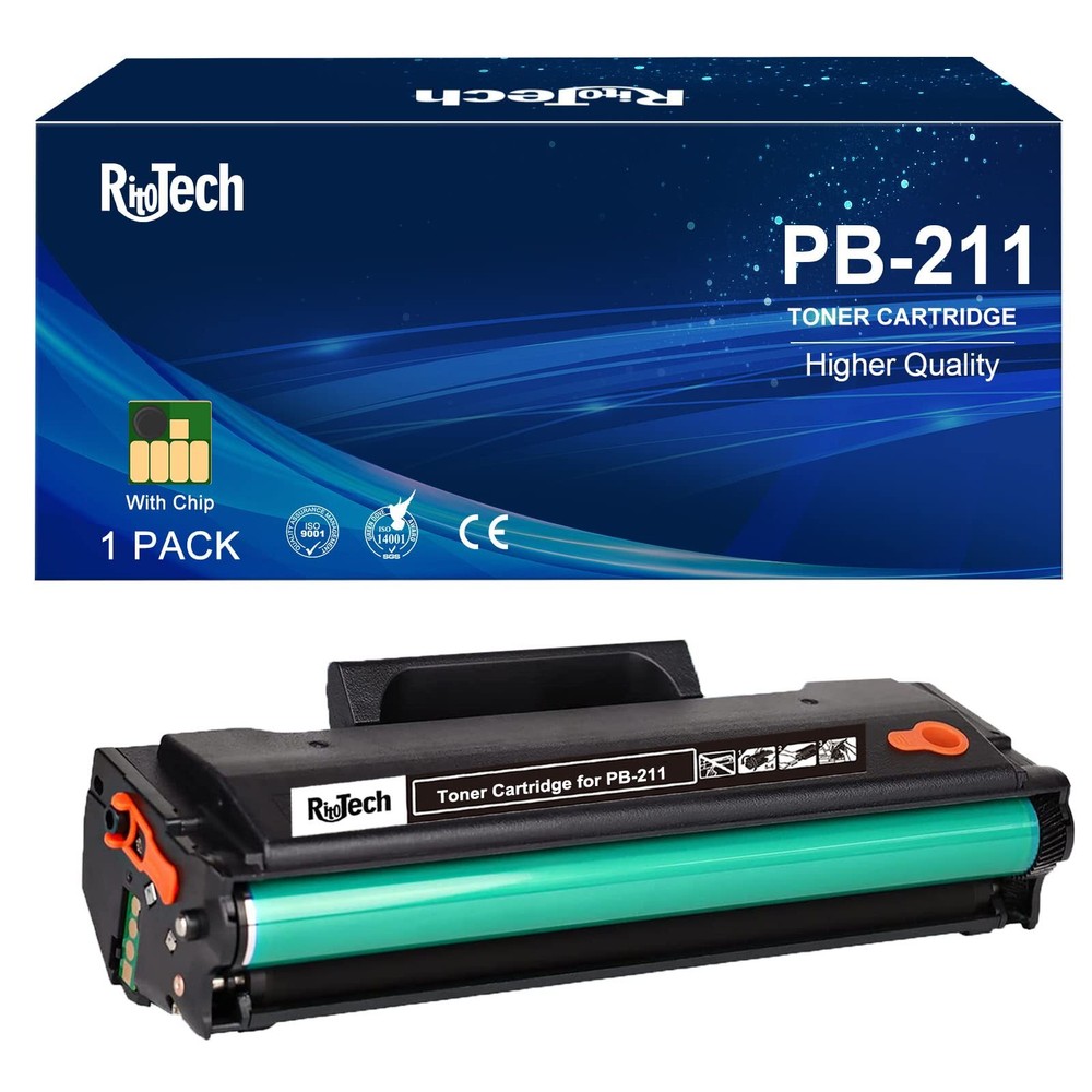 RitoTech PB-211 Toner Cartridge PB-211EV PB211 PB 211 Black Compatible for Pa...