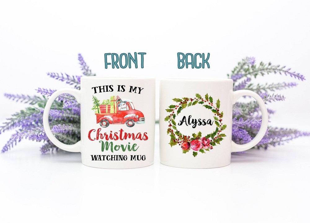 This Is My Christmas Movie Watching Mug Stocking Stuffer Personalized Gift