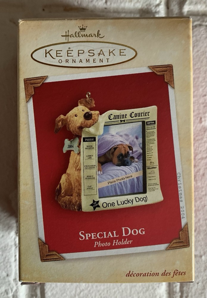 Hallmark Keepsake Ornament Special Dog Photo Holder 2004