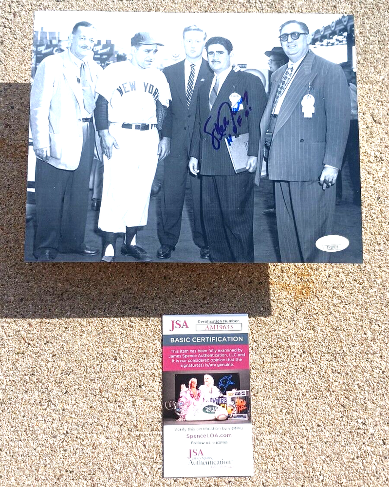 FELO RAMIREZ HOF Announcer SIGNED 8X10 Photo JSA COA