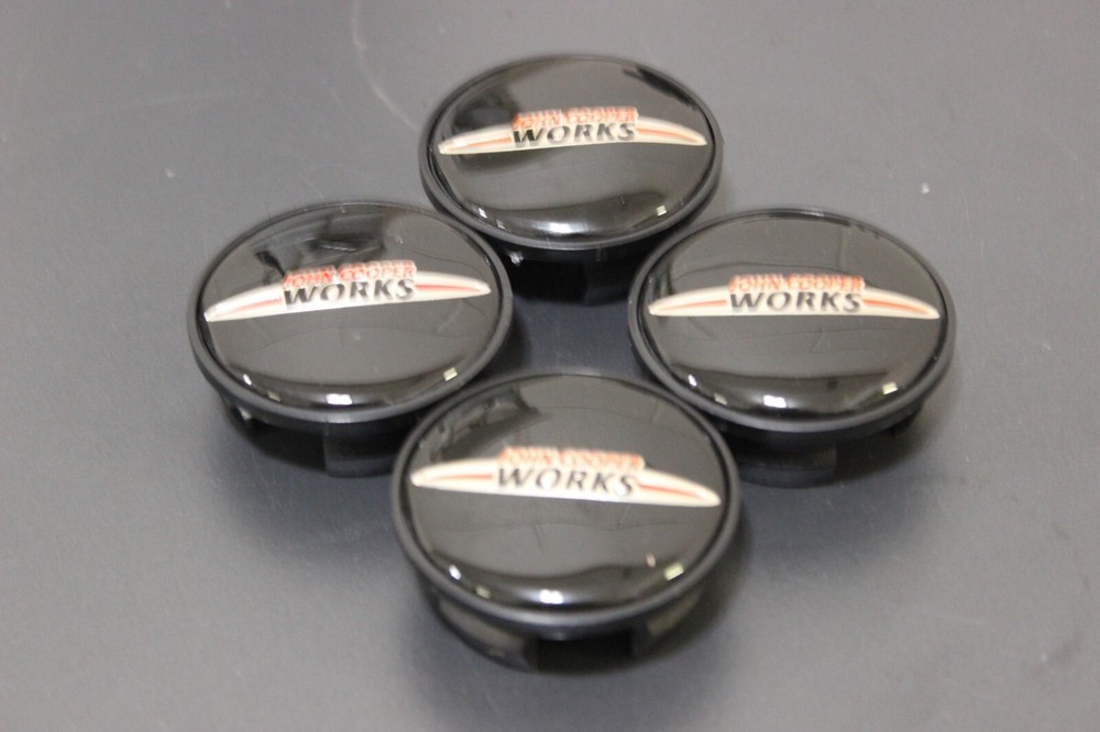 02-16 36131171069 R53 R56 R50 R52 R60 R55 MINI Cooper Logo Wheel Caps JCW