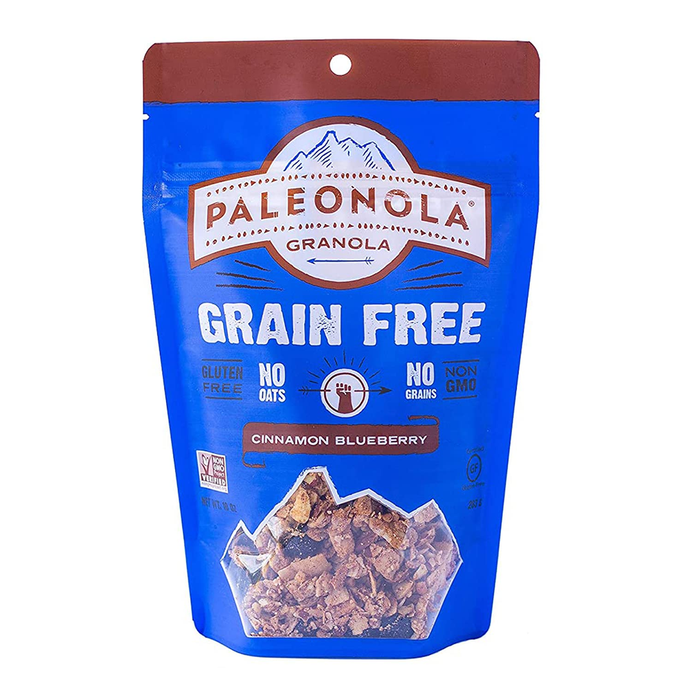 Paleonola – Grain Free Granola Cinnamon Blueberry Flavor – Non-Gmo, Grain, Soy,