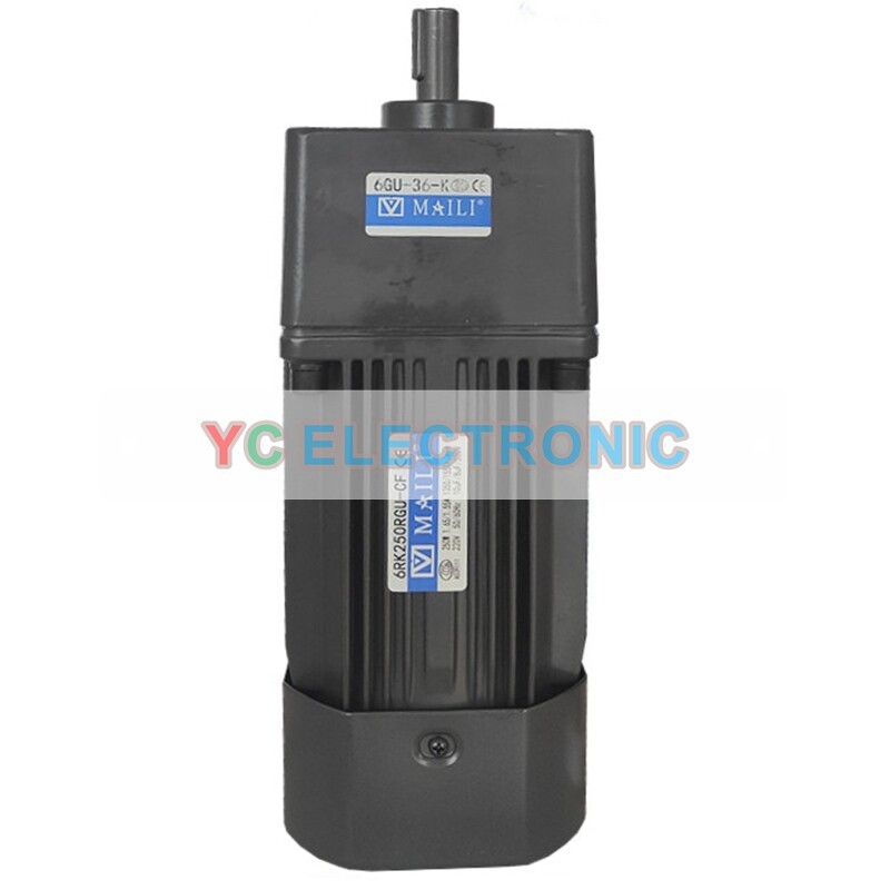 1PC New 250W 220V Speed regulating motor 6RK250RGU-CF/6GU3K/5K/7.5K/10K/12.5K