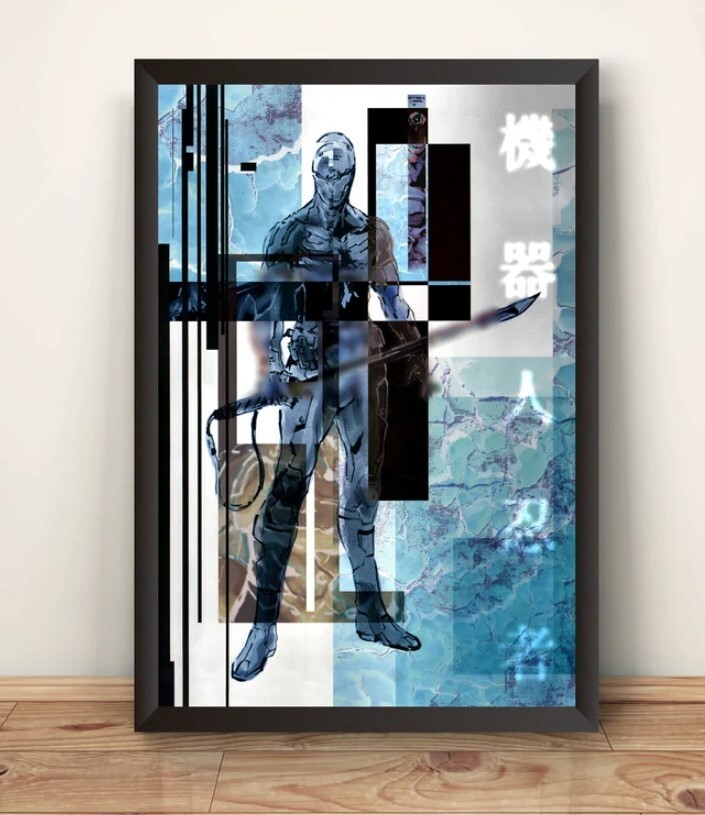 Póster premium Cyborg Ninja Grayfox V2 MGS