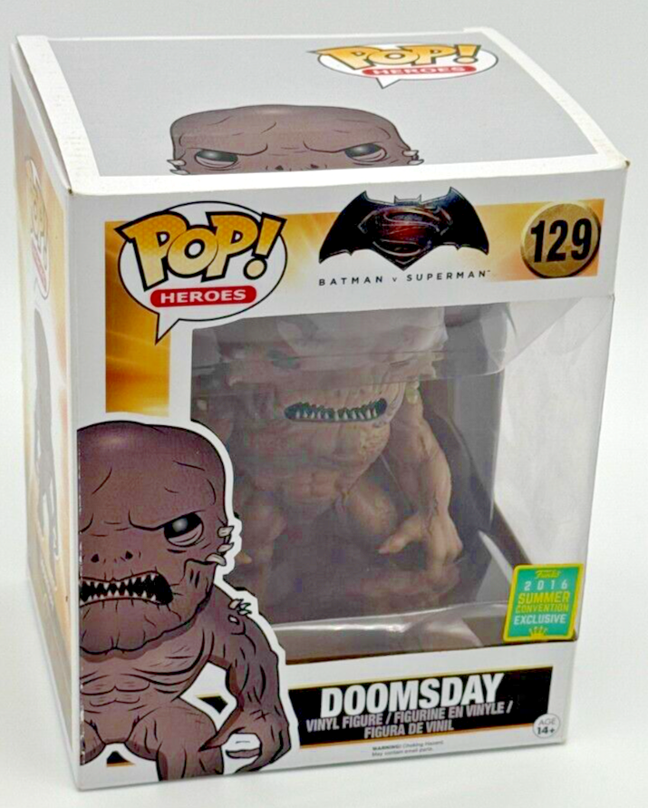 Funko Pop! Doomsday #129 SDCC 2016 Exclusive Batman v Superman DC Heroes Vinyl