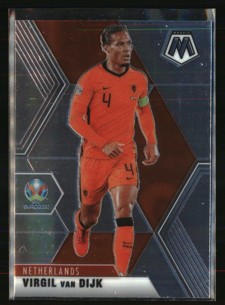 Virgil van Dijk 2021 Panini Mosaic UEFA EURO #141 SOCCER Card