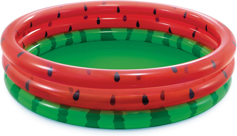 66-Inch Inflatable Watermelon Wading Pool for Kids Outdoor Summer Fun