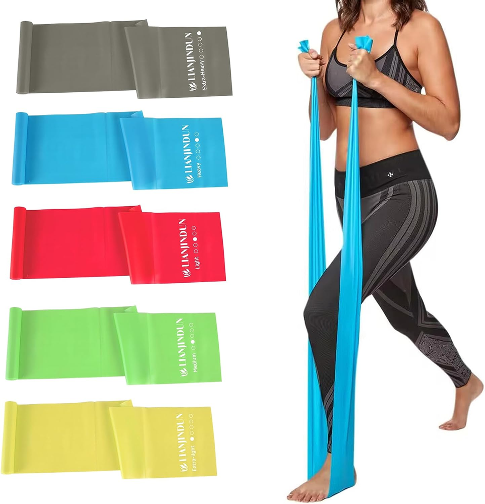 Professional Resistance Bands. Latex-Free, Work Out Bands, Stretch Bands for