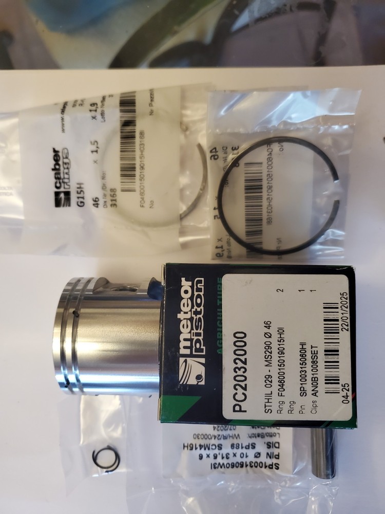 STIHL 029 MS290 46MM Meteor Piston Kit with Caber Rings Best Price