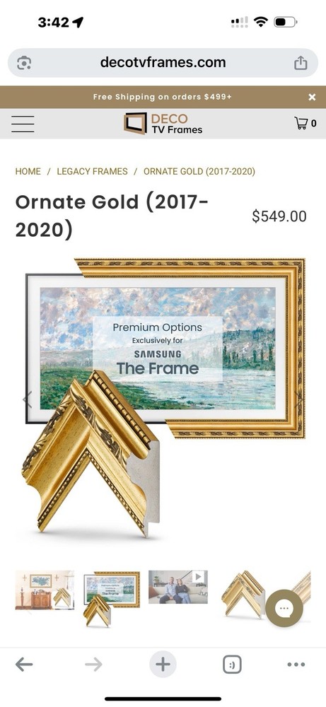 Samsung Deco TV Frame 50