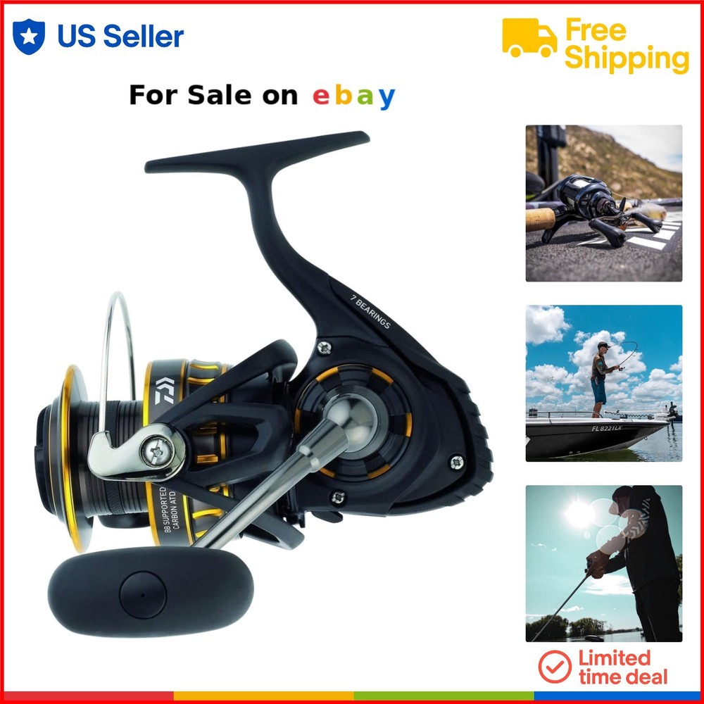 Saltwater Spinning Reel 2500 with 6+1 Bearings 33.2 Inch Retrieve 13lb Max Drag