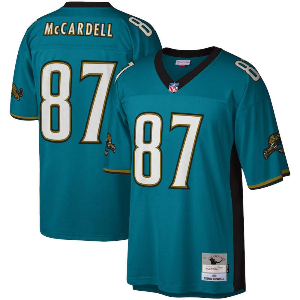 Mitchell & Ness Teal Legacy Replica Jersey-Jacksonville Jaguars Keenan McCardell