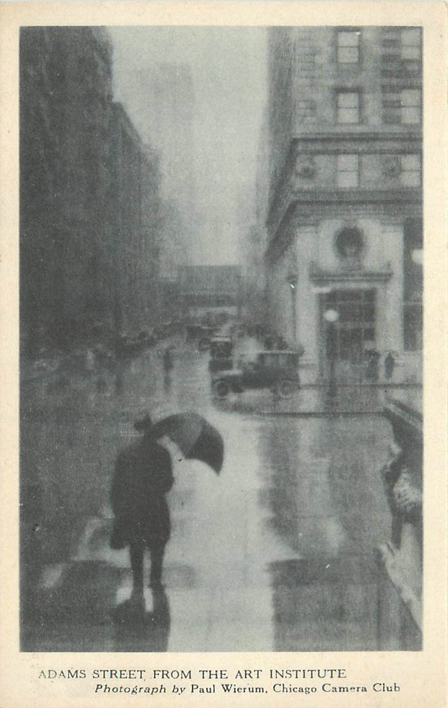 c1915 Chicago Illinois Adams Street Art Institute undivided Postcard 25-6477