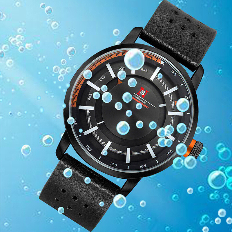 Stylish Men's Stainless Steel Quartz Watch with Multiple Color Options