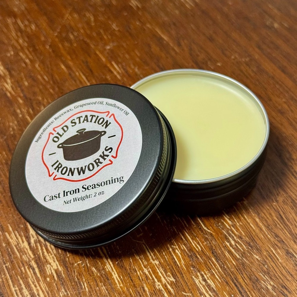 Old Station Ironworks Cast Iron Seasoning Compound - 2 oz