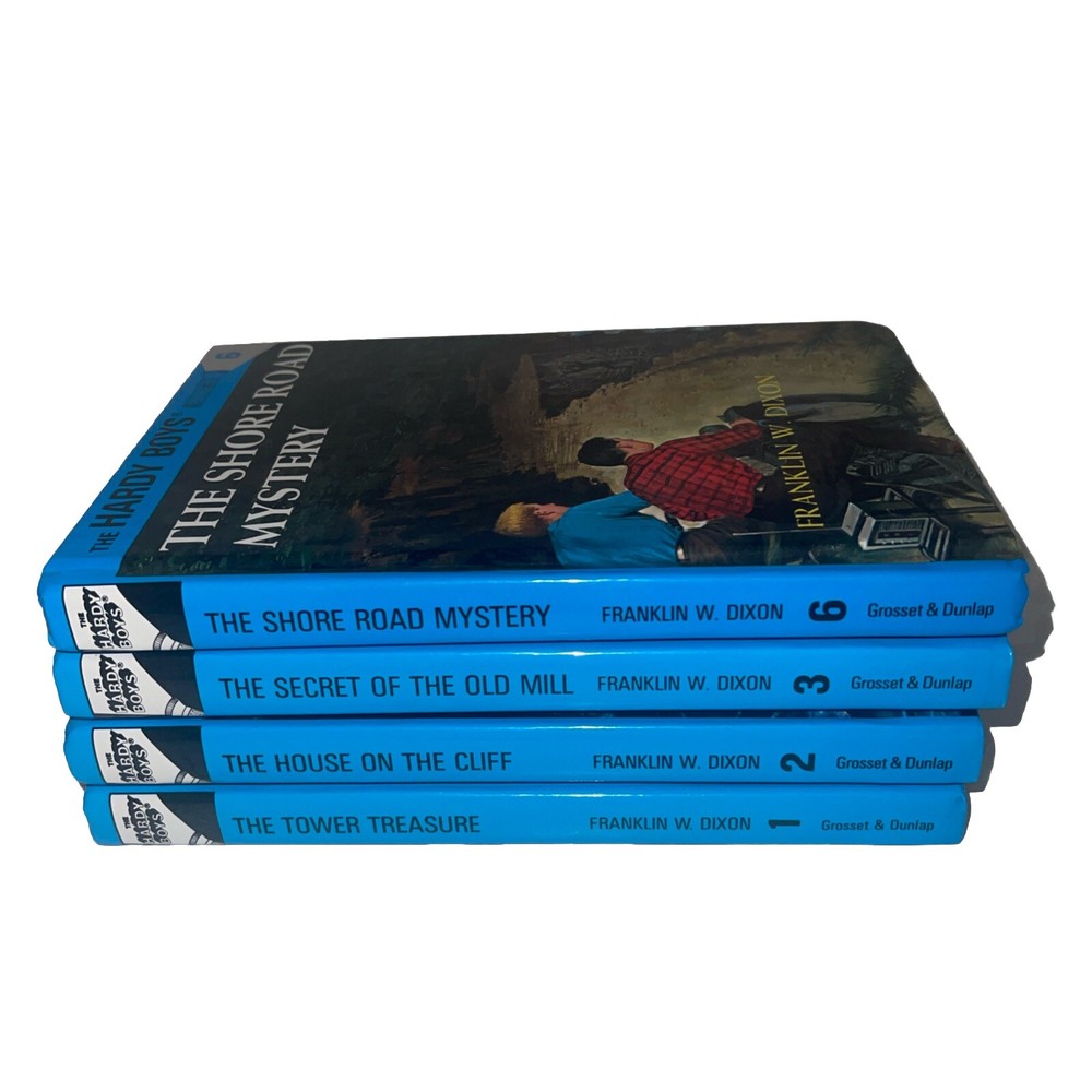 Lot of 4 Hardy Boys Hardcover Books by Franklin W. Dixon