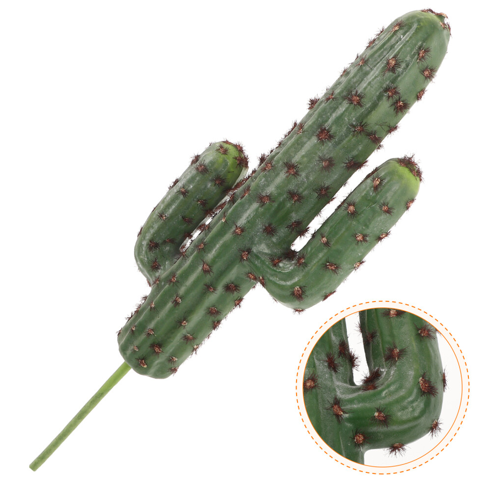 Faux Cactus Potted Prickly Pear Fake Succulents for Office Décor