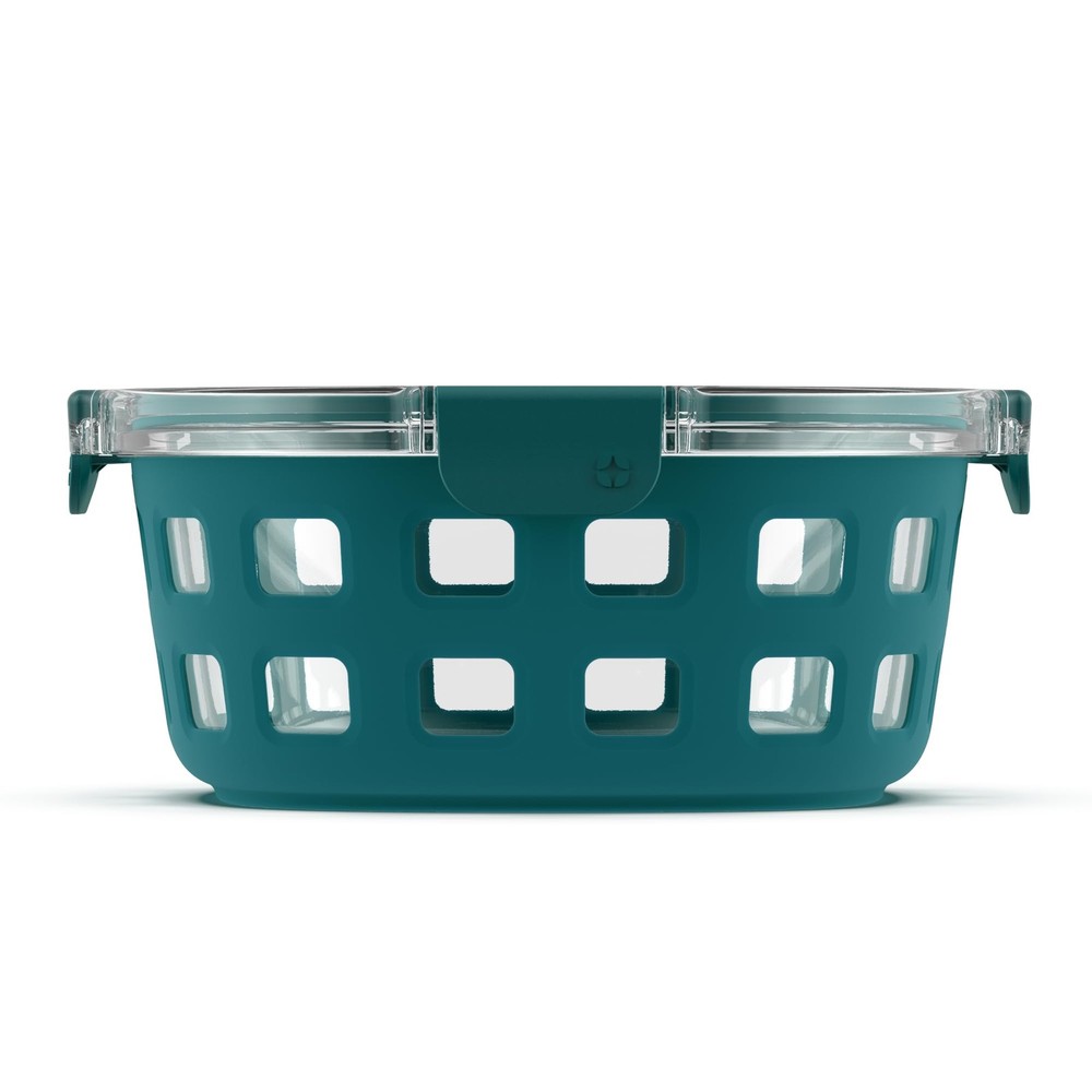 Duraglass 7-Cup Glass Meal Prep Container with Silicone Lid – Microwave & Freezer Safe