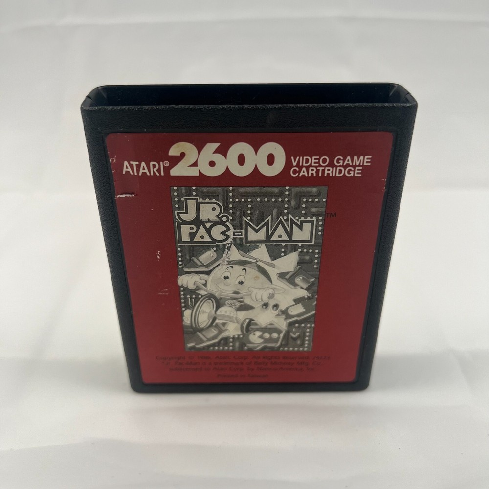 Jr. Pac-Man (Atari 2600, 1986) Atari Game Cartridge