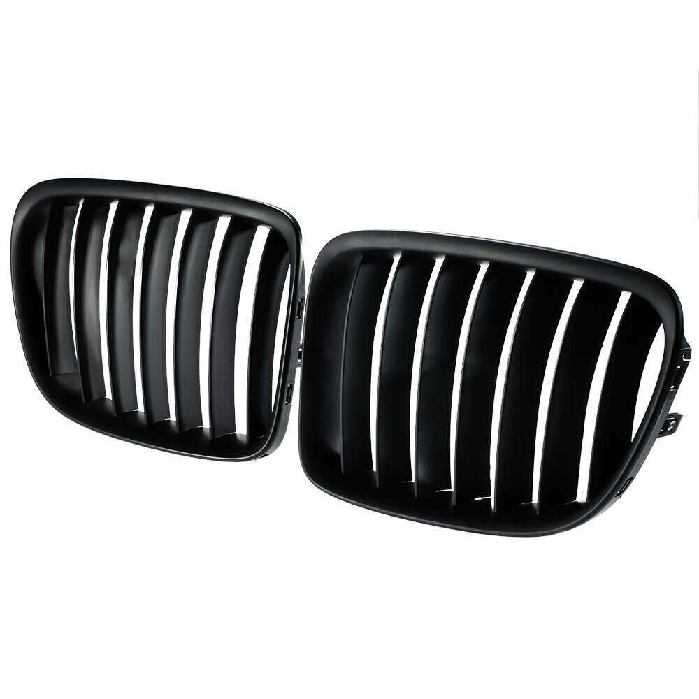 Fit For BMW E84 X1 M Matte Black Kidney Sport Hood Front Grill Grille SUV 12-15