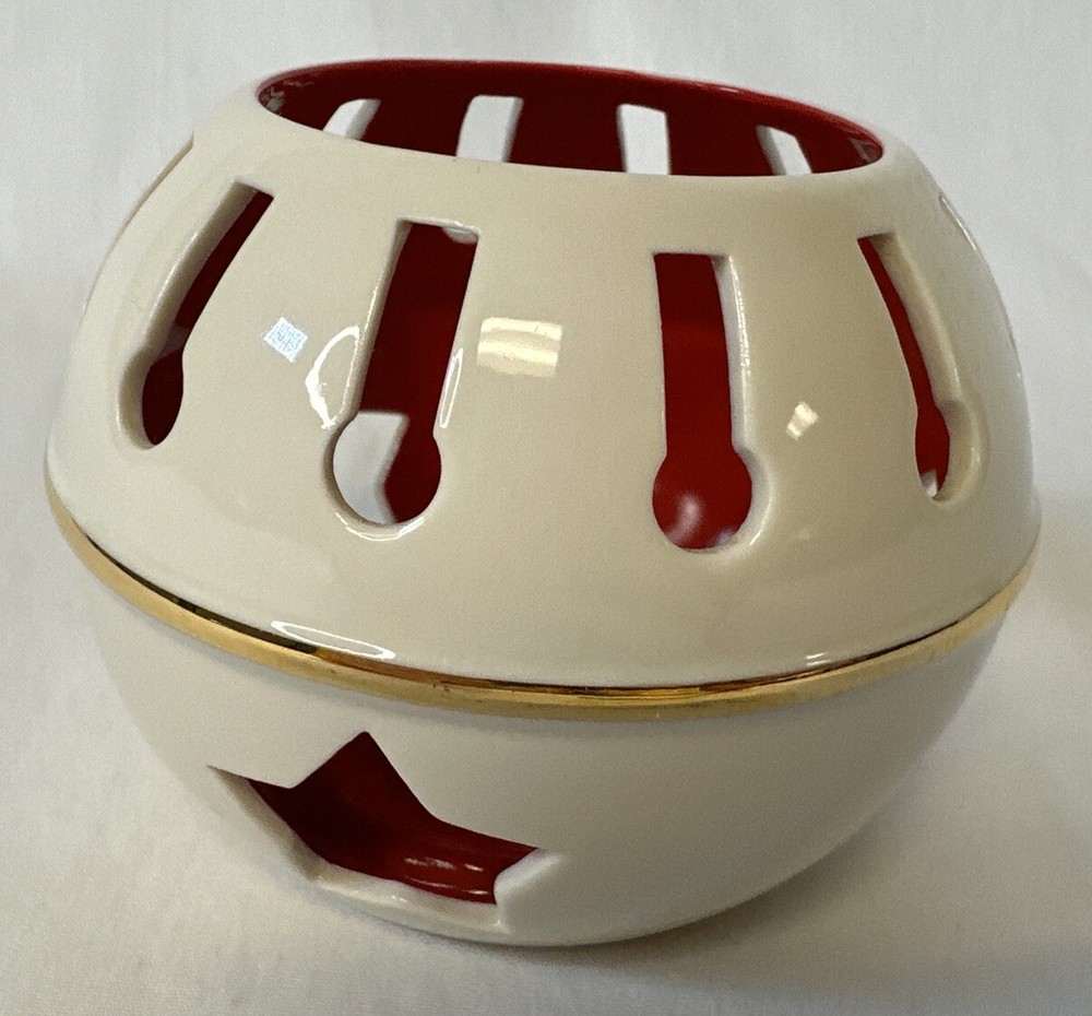 Lenox Seasonal Brites Jingle Bell Votive Candle Holder for Christmas-image