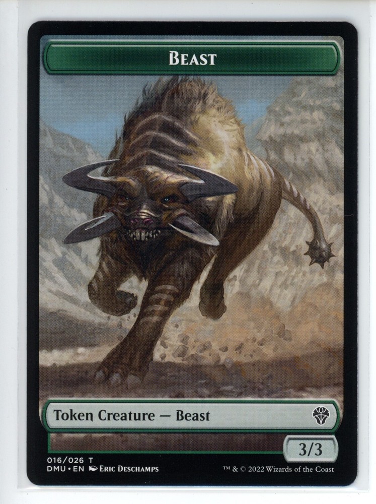 BEAST TOKEN Dominaria United #16 DMU(NM+)(MTG)