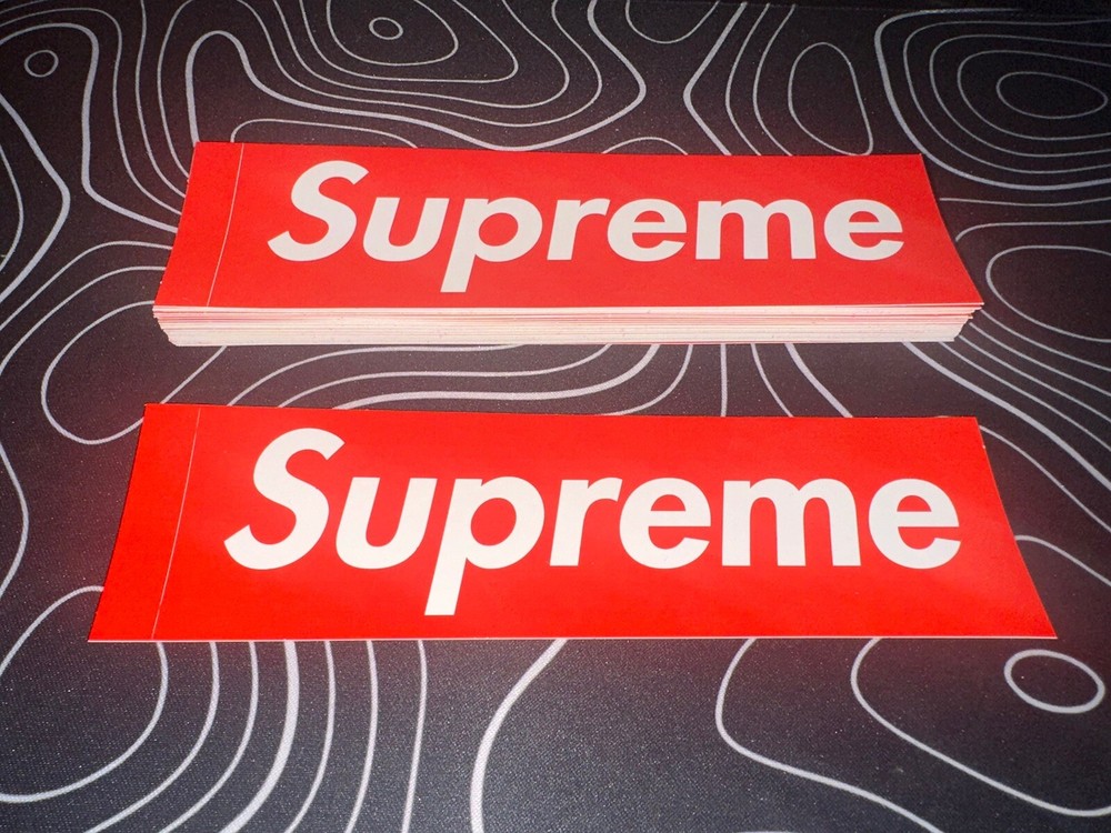 Supreme Red Box Logo Sticker 100% Authentic 1 Sticker