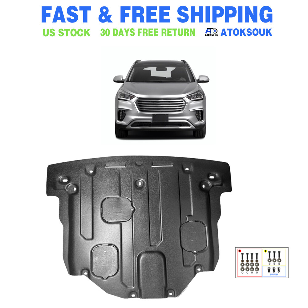 Front Skid Plate For SANTA FE Sport 2014-18 Impact Resistant Engine Guard Cover