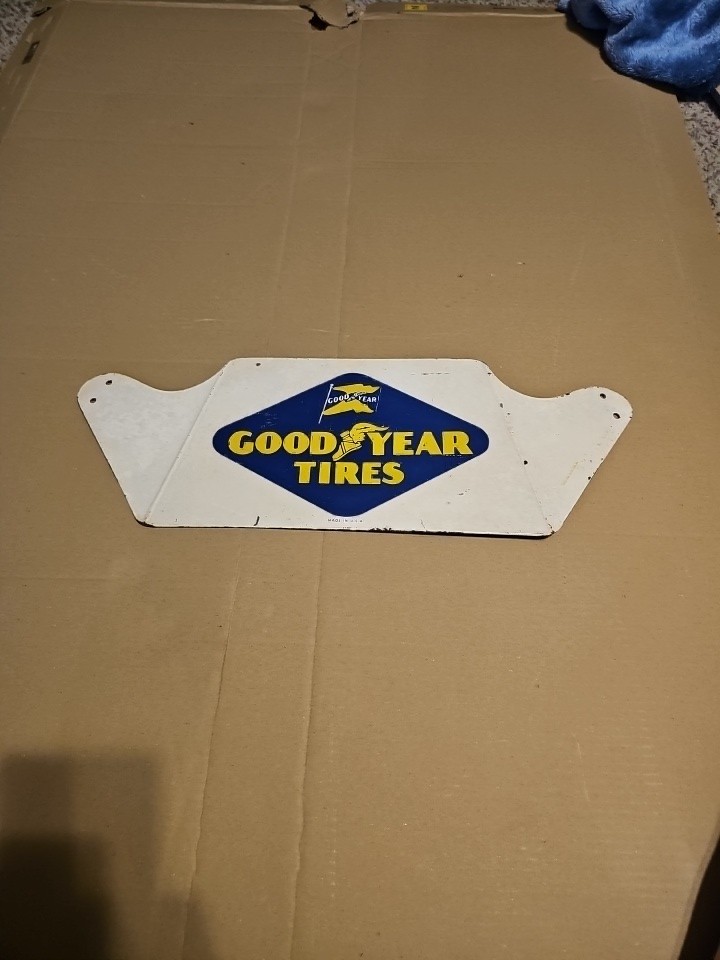 Vintage Goodyear Tire Display Stand for Classic Car Collectors