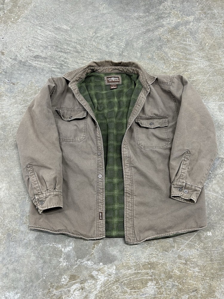 Vintage Levi's Fleece-Lined XL Button-Up Jacket for Men