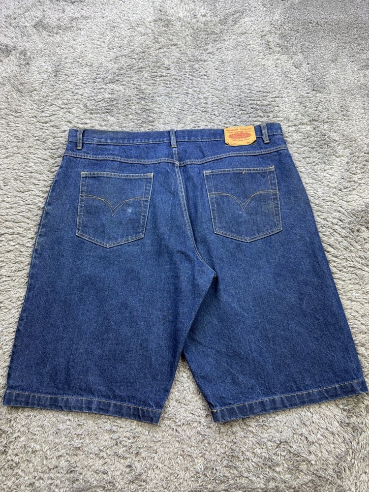 Vtg Noiz Jean Shorts Men 44x14 Baggy Loose Fit Y2K Hip Hop Skater Denim Jorts