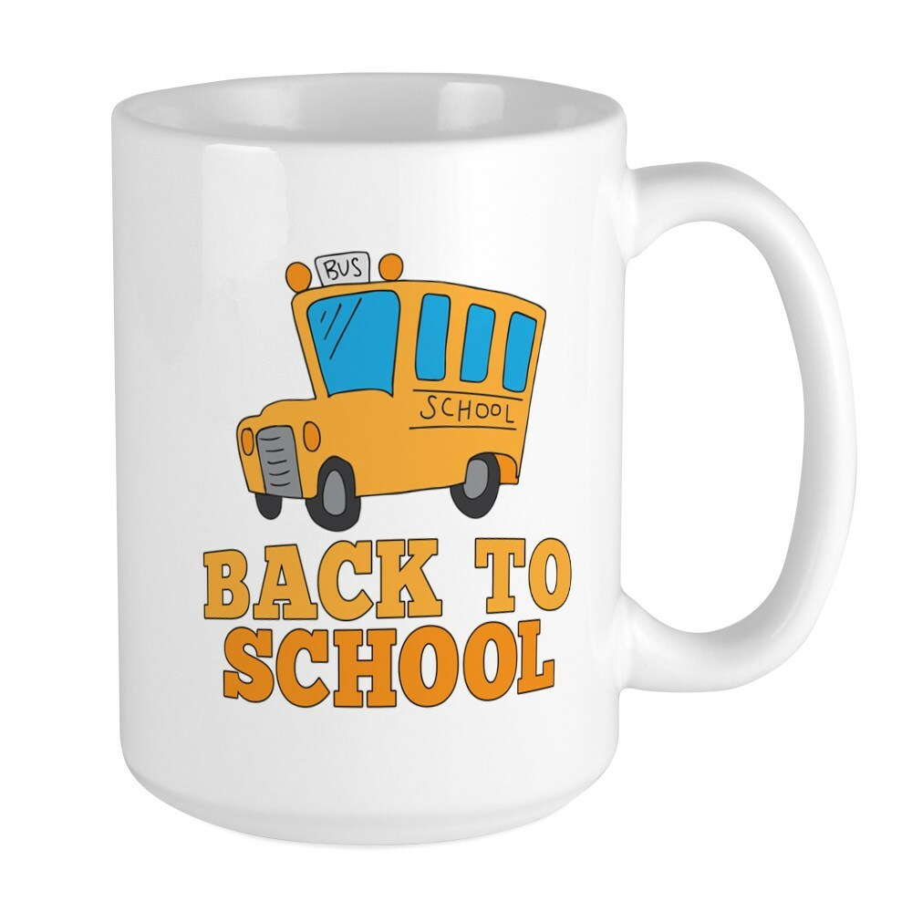 CafePress Back To School Coffee Mug, Large 15 oz. White Coffee Cup (1816100854)-image