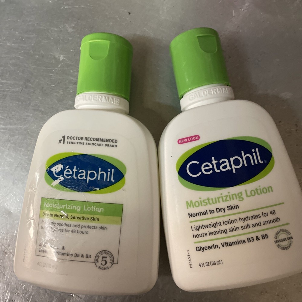 Lot Of Two Cetaphil Moisturizing Lotion - 4 OZ.