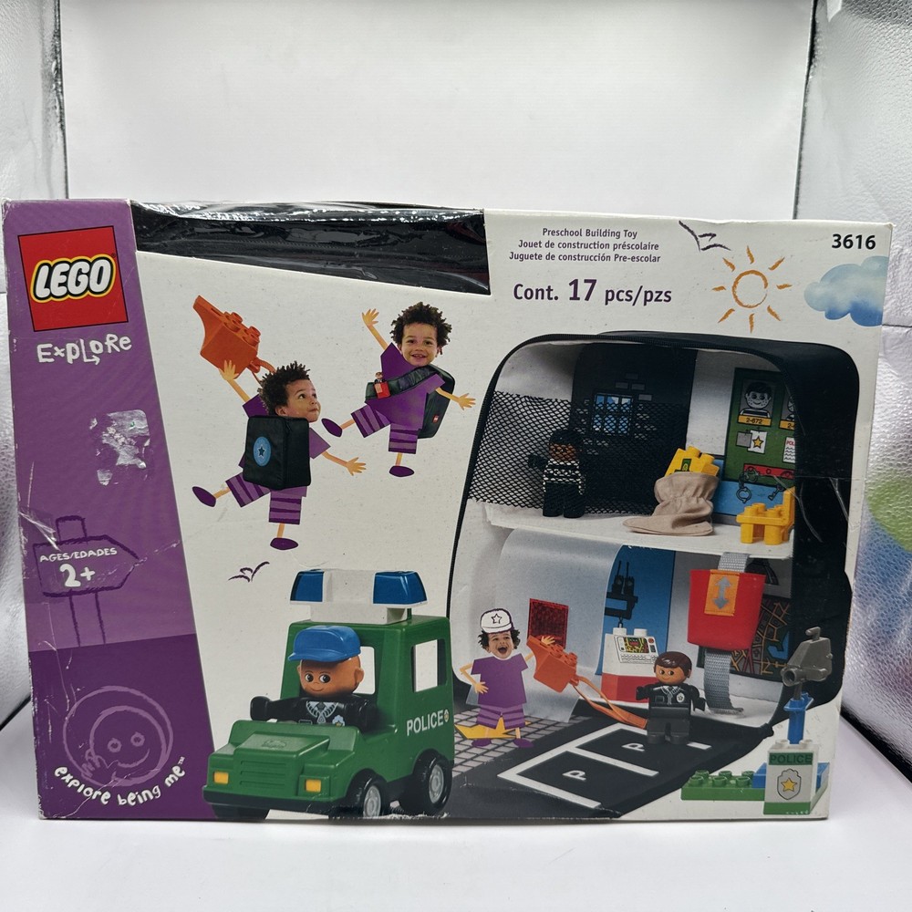 LEGO Duplo Explore Police Set 3616 with Fun Character Blocks