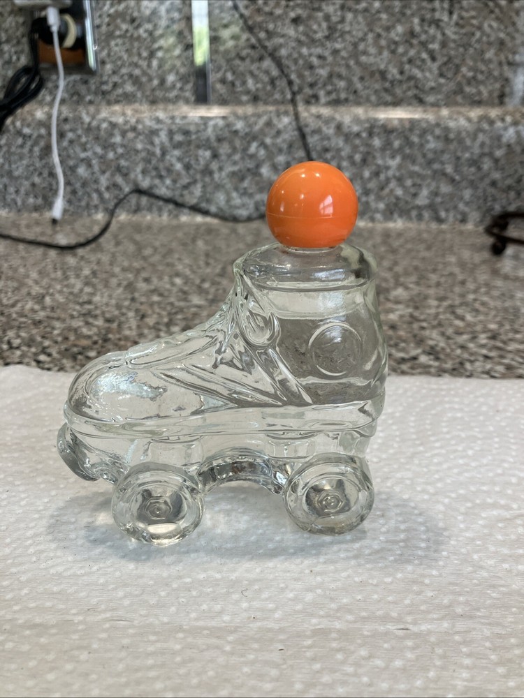Avon Vintage 1980 Roller Skate Bottle Zany Cologne  almost full