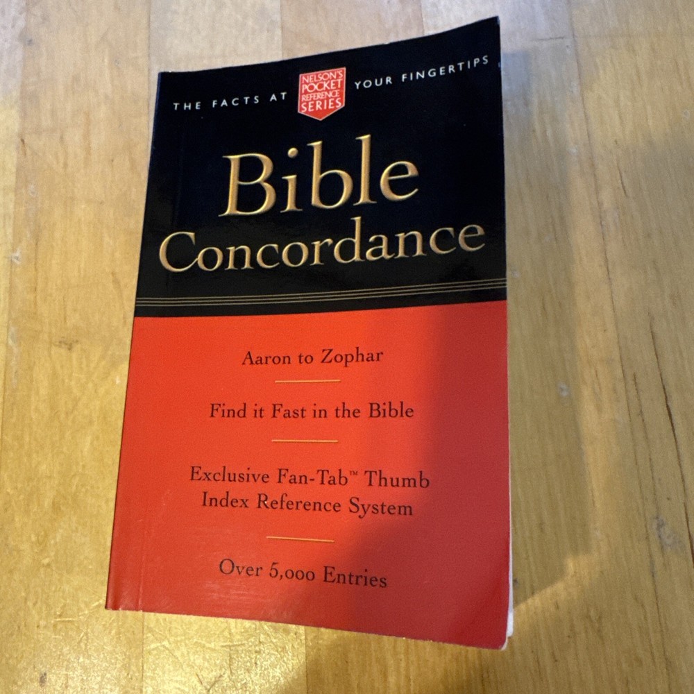Pocket Bible Concordance : Nelson's Pocket Ref Series by Thomas Nelson
