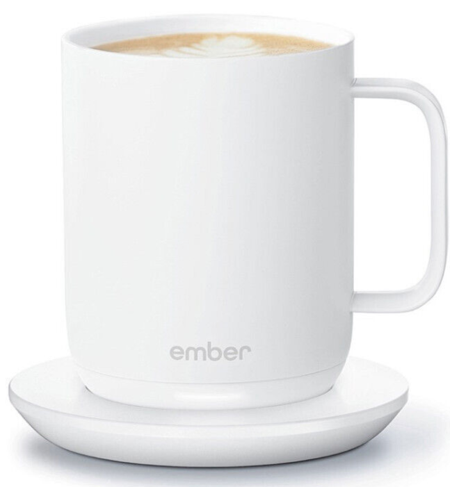 Ember Mug 2 Smart Heated Coffee Cup 295ml White with Temperature Control  